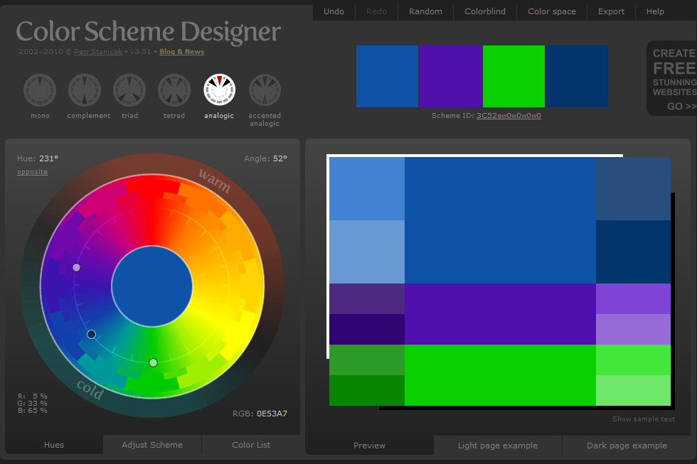 Color Scheme Designer
