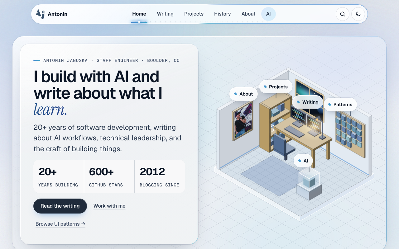 October 2026 homepage